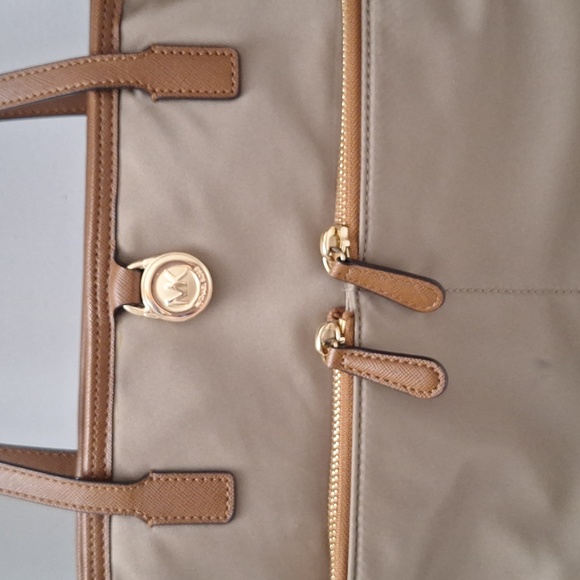 Michael Kors Kempton Tan Nylon Tote - Picture 2 of 12